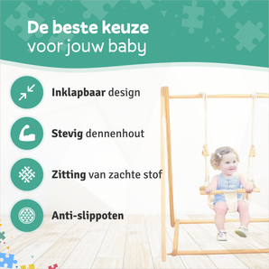 Træ Babyslynge til 6 til 18 måneder gamle