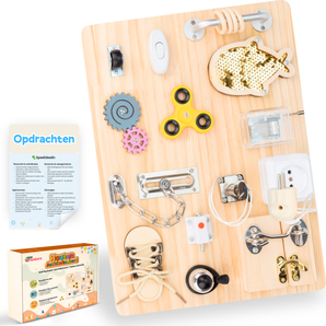 Træ Aktivitetsbræt - Busyboard